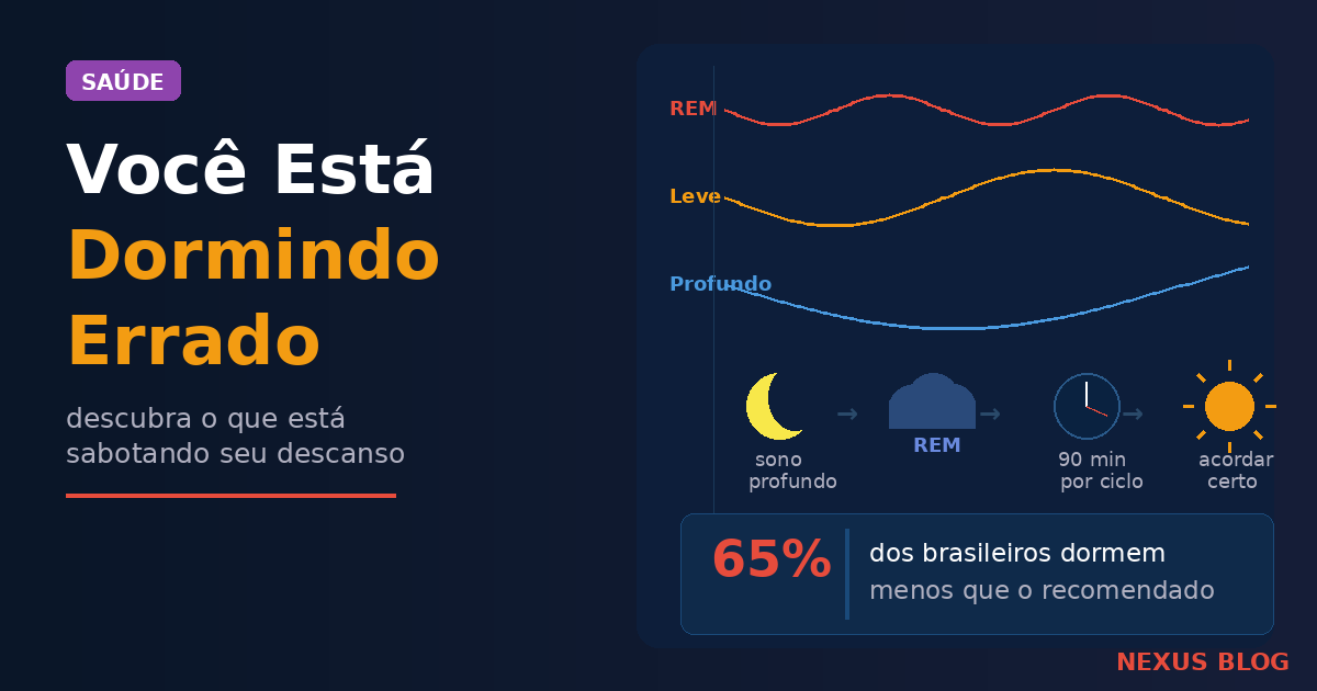 Você Está Dormindo Errado — e Isso Está Destruindo Sua Saúde Sem Você Perceber